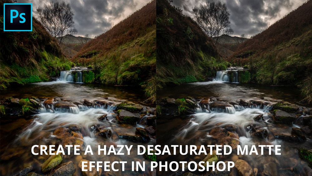How to create a desaturated matte effect in Photoshop