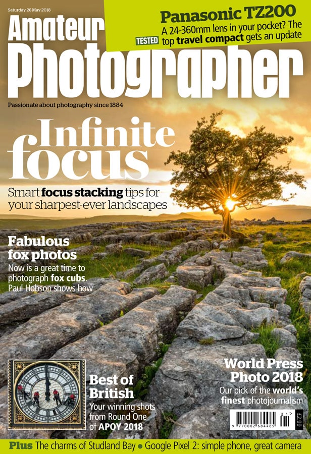 Amateur Photographer magazine cover 26 may 2018 
