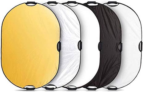 Selens 5-in-1 80x120cm Oval Reflector with Handle